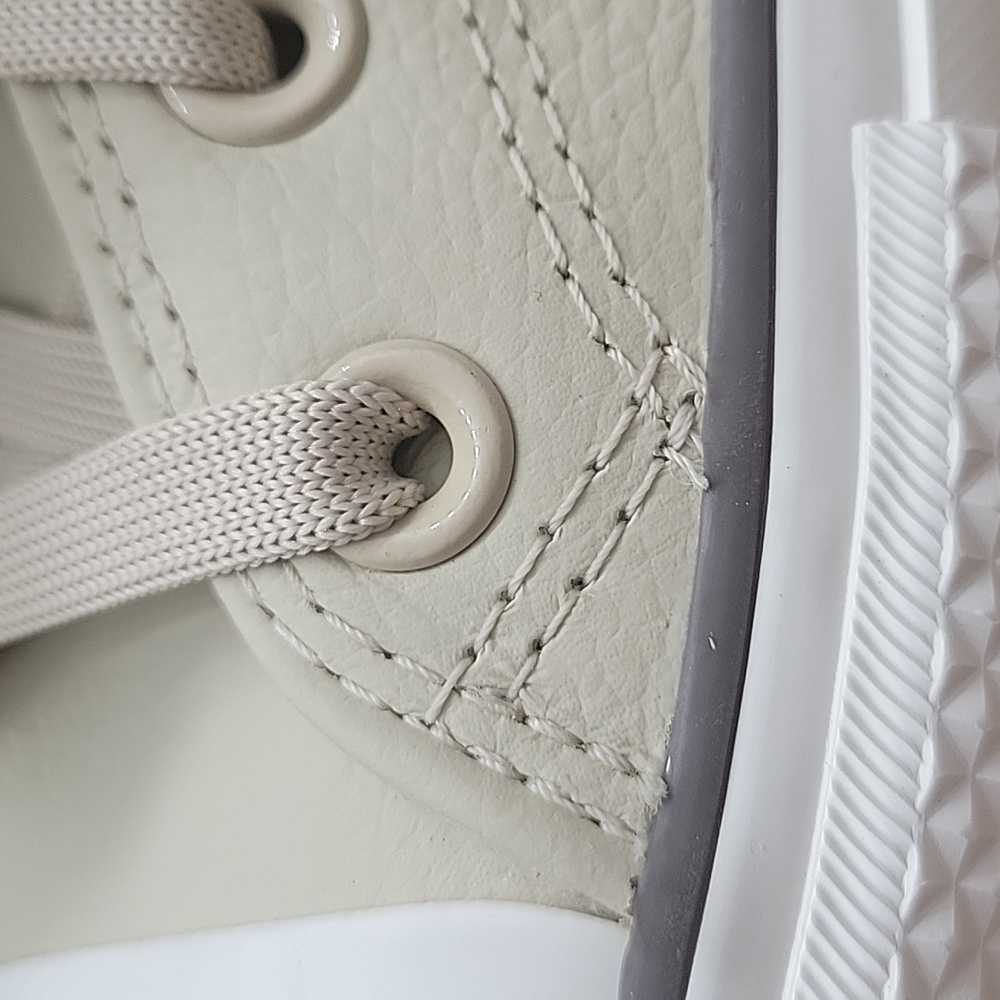 Converse Women's Off-White High-Top Sneakers - Picture 4 of 14
